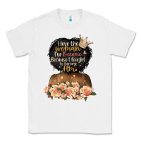 White i love the woman l've become black girl Classic Tee - Artiststas