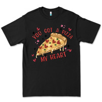 Black you got a pizza my heart Premium Tee - MaliasSmallBusiness