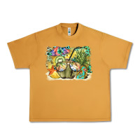 Coconut With Fruits  Background Urban Heavy Tee | Teevron