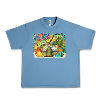 Pebble Blue coconut with fruits  background Urban Heavy Tee - BarkalooDesign