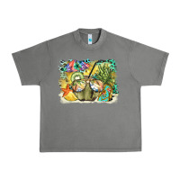 Tornado coconut with fruits  background Urban Heavy Tee - BarkalooDesign