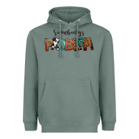 Sage Somebody's Problem Heavyweight Hoodie - FaDigitalArtStudio