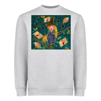 Wizard Boy With Mouse Heavyweight Sweatshirt | Teevron