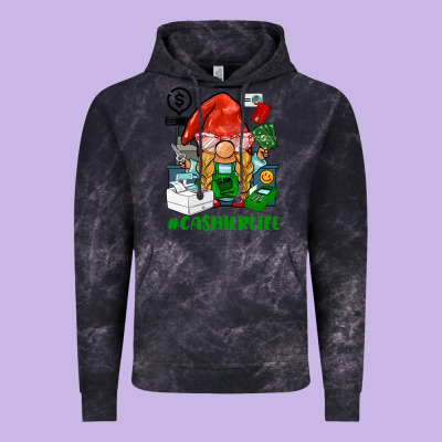 Cashier  Life Gnome Vintage Hoodie Designed By Barkaloodesign