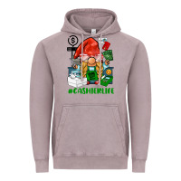 Vintage Zinc cashier  life gnome Vintage Hoodie - BarkalooDesign