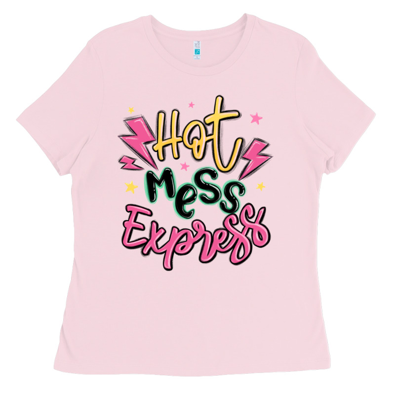 Hot Mess Express Ladies Tee by MaliasSmallBusiness | Teevron