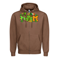 Chestnut St. Patrick's Day mom Zipper Hoodie - OliviaCreatesArt