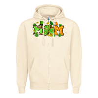 Sandshell St. Patrick's Day mom Zipper Hoodie - OliviaCreatesArt