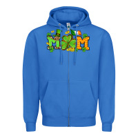 True Royal St. Patrick's Day mom Zipper Hoodie - OliviaCreatesArt