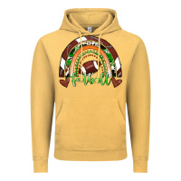 Vintage Mustard Football Rainbow Vintage Hoodie - RanaPortraitStore
