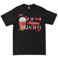 Black v is for valentine venti coffee cup Premium Tee - MaliasSmallBusiness