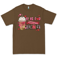 Cacao v is for valentine venti coffee cup Premium Tee - MaliasSmallBusiness