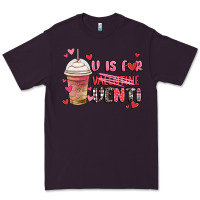 Plum v is for valentine venti coffee cup Premium Tee - MaliasSmallBusiness
