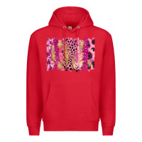 Red Cancer Brushstroke Premium Hoodie - FaDigitalArtStudio