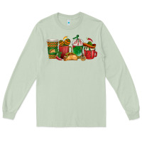 Matcha Tacos Coffee Cups Long Sleeve Tee - texasbilliewilder