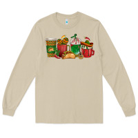 Mushroom Tacos Coffee Cups Long Sleeve Tee - texasbilliewilder