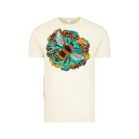 Leopard Honeycomb With Bee Vintage Tee | Teevron