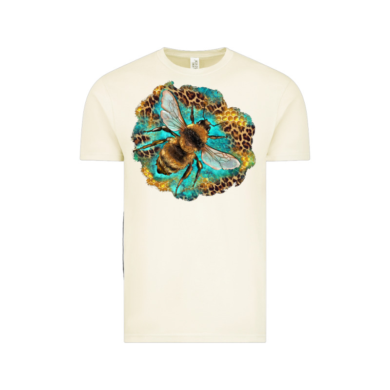 Leopard Honeycomb With Bee Vintage Tee by Artiststas | Teevron