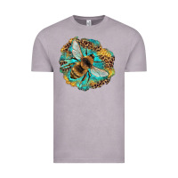 Vintage Zinc leopard honeycomb with bee Vintage Tee - Artiststas