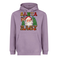 Lavender santa baby Heavyweight Hoodie - FaDigitalArtStudio
