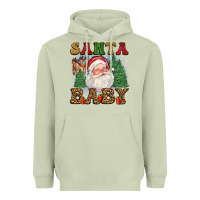 Matcha santa baby Heavyweight Hoodie - FaDigitalArtStudio