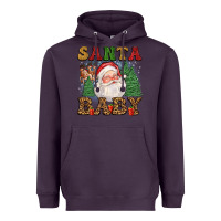 Plum santa baby Heavyweight Hoodie - FaDigitalArtStudio