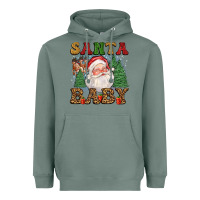 Sage santa baby Heavyweight Hoodie - FaDigitalArtStudio