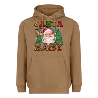 Toasted Coconut santa baby Heavyweight Hoodie - FaDigitalArtStudio