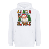 White santa baby Heavyweight Hoodie - FaDigitalArtStudio