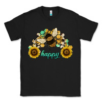 Black bee happy honey comb Classic Tee - JahusDesignShop