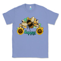 Colony Blue bee happy honey comb Classic Tee - JahusDesignShop