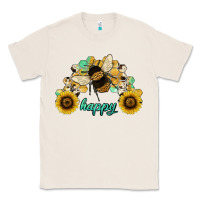 Natural bee happy honey comb Classic Tee - JahusDesignShop
