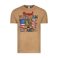 Vintage Camel proud veteran u.s army Vintage Tee - RanaPortraitStore