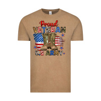 Vintage Coffee proud veteran u.s army Vintage Tee - RanaPortraitStore