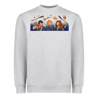 Heather Grey wizard kids Heavyweight Sweatshirt - TumblerDesignByShophia