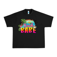 Black beach babe Urban Heavy Tee - BarkalooDesign