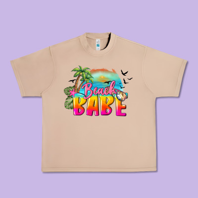 Beach Babe Urban Heavy Tee Designed By Barkaloodesign