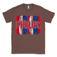 Chestnut phillies baseball team spirit brushstrokes Classic Tee - Artiststas