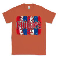 Copper phillies baseball team spirit brushstrokes Classic Tee - Artiststas