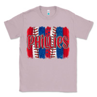 Lilac phillies baseball team spirit brushstrokes Classic Tee - Artiststas
