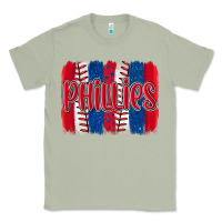 Matcha phillies baseball team spirit brushstrokes Classic Tee - Artiststas