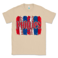 Phillies Baseball Team Spirit Brushstrokes Classic Tee | Teevron
