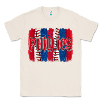 Natural phillies baseball team spirit brushstrokes Classic Tee - Artiststas
