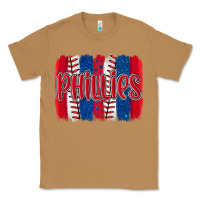 Toasted Coconut phillies baseball team spirit brushstrokes Classic Tee - Artiststas