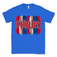 True Royal phillies baseball team spirit brushstrokes Classic Tee - Artiststas