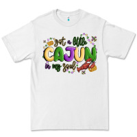 White got a little cajun in my soul Premium Tee - MaliasSmallBusiness
