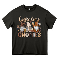 Asphalt coffee time gnomies Heavy Core Tee - MaliasSmallBusiness