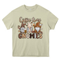 Mossy coffee time gnomies Heavy Core Tee - MaliasSmallBusiness