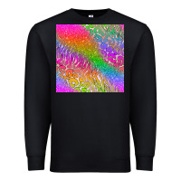 Black neon glitter leopard seamless pattern Premium Sweatshirt - BundleAndBundleShop
