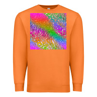 Carrot neon glitter leopard seamless pattern Premium Sweatshirt - BundleAndBundleShop